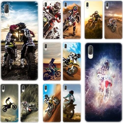Moto Cross motorcycle sports Hard Case For Sony Xperia L1 L2 L3 X XA XA1 XA2 XA3 Ultra 10 Plus E5 XZ XZ1 XZ2 Compact XZ3 XZ5 20