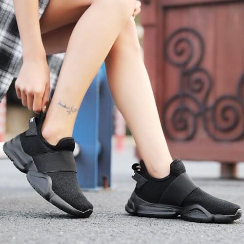 Mens Running Shoes Women Breathable Jogging Shoes Men Lightweight Sneakers Gym Shoes Outdoor Sports Shoes Male Zapatos Black