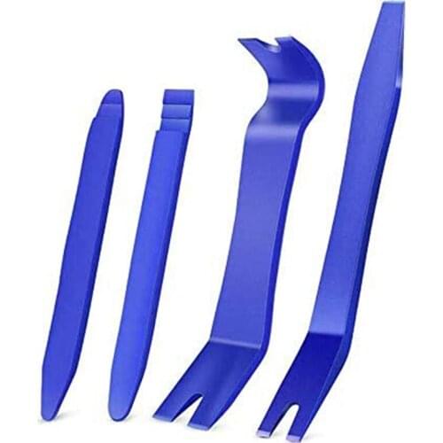 Auto Trim and Remove Tool Kit-4 Pieces Of Panel Removal Tool for Car Dashboard Radio Audio Installation Tool Retail