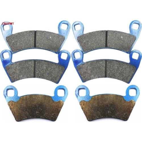 Sintered Brake Shoe Pads Set for POLARIS 500 Ranger 4x4 2012 2013 Front Rear 13 12