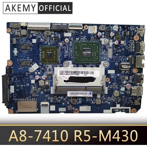 NEW 80TJ for ideapad 110-15 ACL laptop motherboard NM-A841 CPU:A8-7410 GPU:R5-M430 2GB DDR3 FRU 5B20L46267 5B20L46302 100test