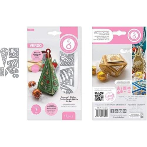 2021 New Cone Gift Box Metal Cutting Dies for Scrapbooking DIY Stencil Knife Mould Blade Punch Model Craft Decoration Template