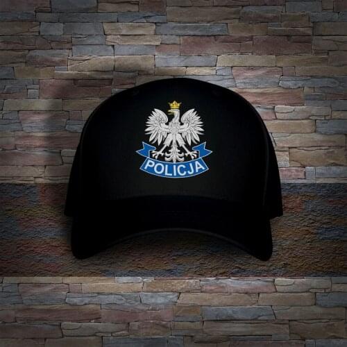 Poland Policja Print Cap Hat Adult Sports One Size Baseball Caps