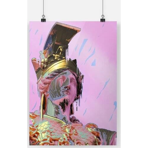 Pink Sculpture Aesthetics artwork Poster Canvas Painting Wall Art Decor Living Room Bedroom Study Home Decoration Prints