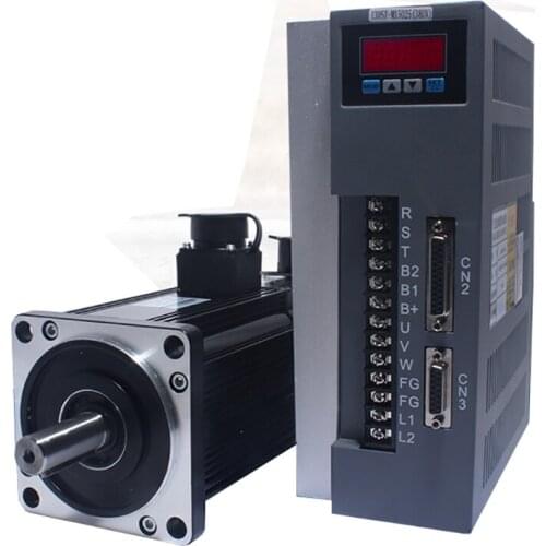 4.3KW CNC AC Servo Motor And Driver Kit 180ST-M27015 27Nm 1500rpm 180*180mm 380VAC + AASD-40A 380V Driver With 3M Cable
