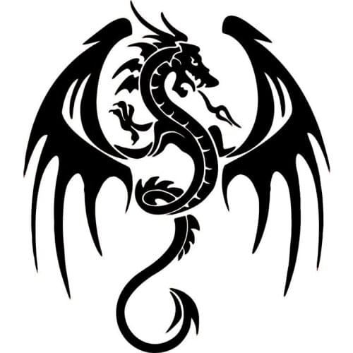 Personality Ancient Animal Dragon Stylish Car Accessories Vinyl Car Stickers and Waterproof Decals,16cm*14cm