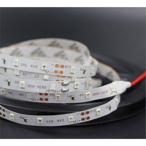 LED strip light 5m 60LEDs/m RGB 300 LED SMD 2835 White Warm White Red Green Blue LED strip 12V Waterproof flexible Tape rope st