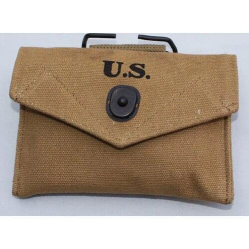WW2 WWII US ARMY USMC MARINE MEDICAL FIRST AID CANVAS BAG POUCH