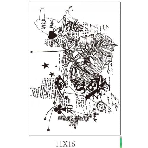 Background Transparent Clear Silicone Stamp/Seal for DIY scrapbooking/photo album Decorative clear stamp ST0950