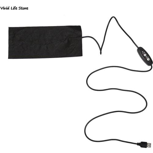 USB Electric Heating Pad 3 Gear Adjusted Temperature DIY Thermal Vest Jacket Clothing Heated Pads 1pc