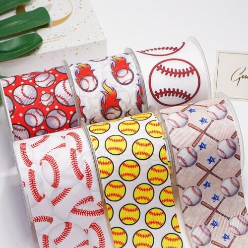 3 Inch 75 mm Cartoon Printed Grosgrain Ribbons For Hair Bows Craft Suppliers 52691