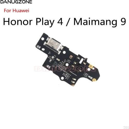 30PCS/Lot For Huawei Honor Play 4 / Maimang 9 USB Charging Dock Port Socket Jack Plug Connector Charge Board Flex Cable