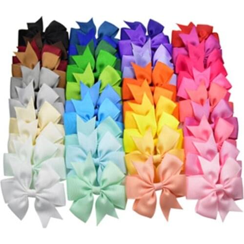50pcs Large Dog Bows Alloy Clip Dot Designs Big Dog Hair Bows for Holidays Pet Dog Hair Accessories Pet Grooming Products