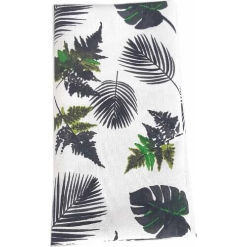 90x50 cm Duck Fabric For Lining Different Leaf Pattern