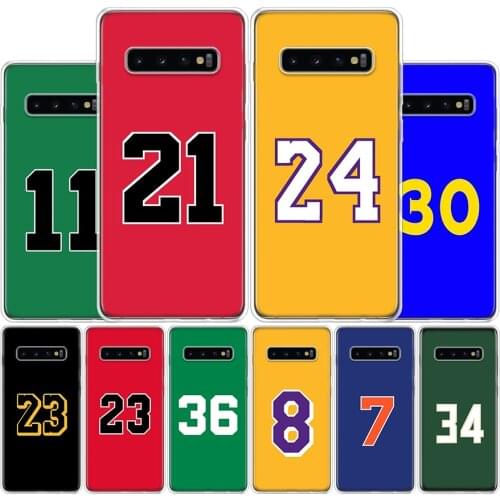 Basketball 23 24 Lucky Number Phone Case For Samsung Galaxy A51 A71 A50S A30S A10 A20E A40 A70 M30S A91 A01 A6 A7 A8 A9 Plus + C