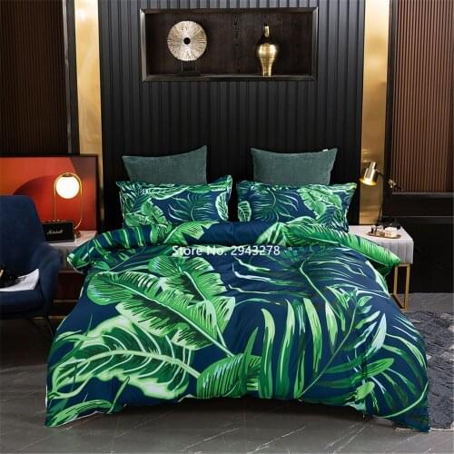 Home Textile High-end Atmosphere Pattern Fashion Comfortable Duvet Bed Cover Pillowcase Bedding Set Adult Bedroom Decoration