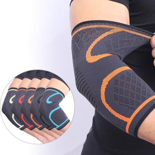 Huanwei Gym Fitness Sports Protection Weightlifting Heavy Ball Elbow Pads Elastic Sleeve Elbow Pads