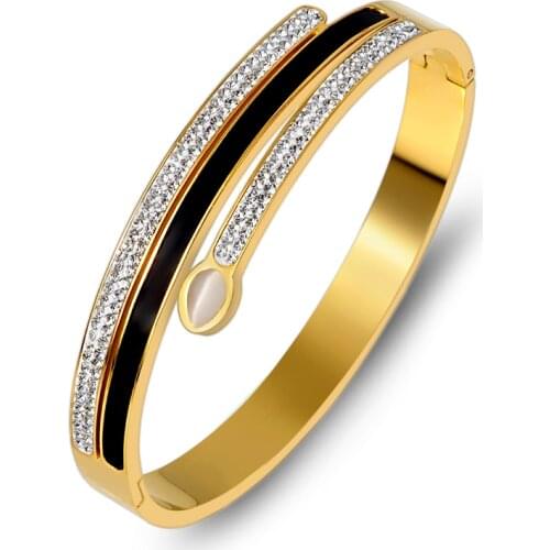 2021 Summer Bracelets Bangles Stainless Steel Jewellery Bracelet Bracelet Bangle Buckle Gold Bracelet Jewelry Bangles For Women
