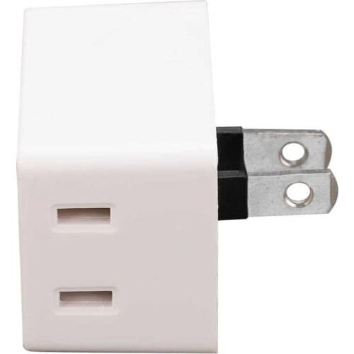 Nylon anchor wall anchor Power Outlet Plug Adapter 1 to 3 Wall Socket Extender US Plug 125V 15A 1500W JET303A-1 anchor