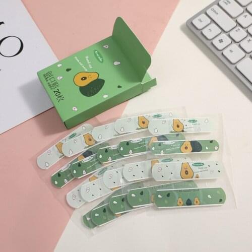 20PCS/BOX First Aid Cute Cartoon Band Adhesive Bandages Emergency Kit for Kids Children Plaster Sterile Stickers Health Beauty