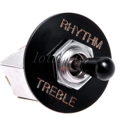 3Way Pickup Selector Toggle Switch Box Style Knob for Electric Guitar Replacement