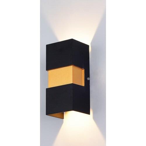 LED Wall Lamp IP55 Waterproof Indoor & Outdoor Aluminum Wall Light Surface Mounted cuboid LED Garden Porch Light