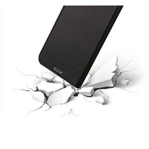 Thin Suction cup Flip phone case for LG G7 Genuine leather phone case All handmade custom Litchi texture protective case