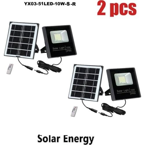 2pcs 51leds solar Power Street Light smart on at night Lamps Garden Security Lamp Outdoor Street IP65 Waterproof Wall Lights flo