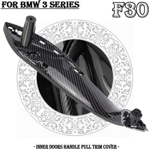 Interior Internal Inner Door Panel Handle Pull Set Elaborate Replacement for BMW F30 F35 3 Series 2012-2018
