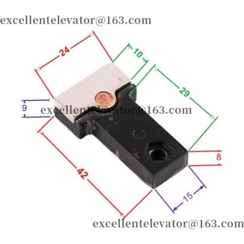 XTA-3A Elevator Door Contact T Type 1 Pack=5 Pieces