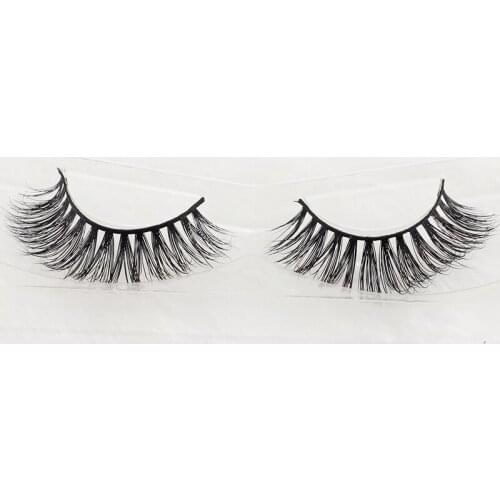100% handmade real mink fur false eyelash 3D strip mink lashes thick fake faux eyelashes Makeup beauty False Eyelashes