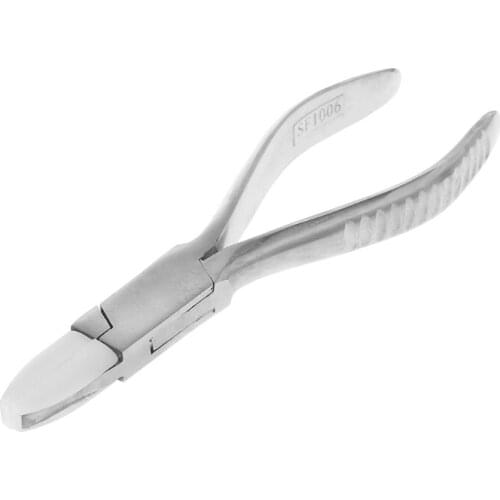 1Pc Glasses Optical Repair Pliers Stainless Steel Prevent Injury Square Head Jaw