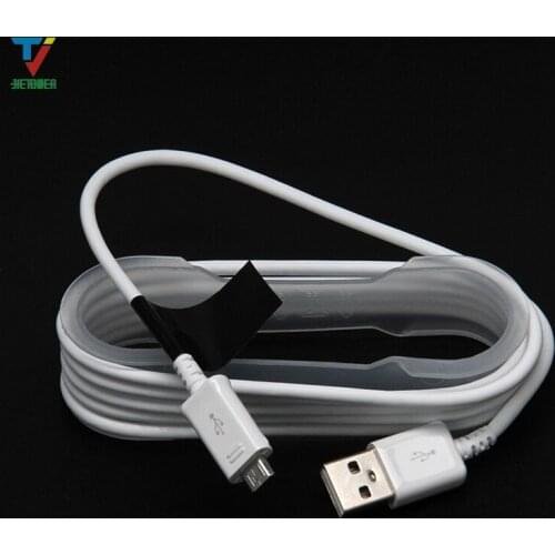 300pcs/lot High Quality white circular data cable with bracket Micro USB Android Cable Fast Charging Data Cable For Samsung 1.5m