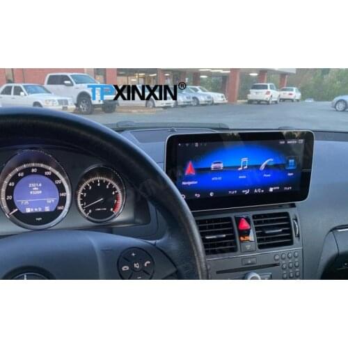 256G 1 DIN Radio Receiver Android 11 Auto For Mercedes Benz GLK X204 2008 2009 2010 2011 2012 GPS Navi Video Player Head Unit