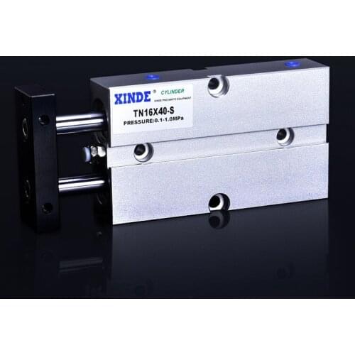 Free Shipping TN Type Pneumatic Cylinder 16mm Bore 10/15/20/25/30/35/40/45/50/60/70/75/80/90/100/125/150mm Stroke Air Cylinder