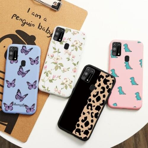 Love Heart Coque For Samsung Galaxy M31 Case 6.4" Soft Silicone Matte Cover Fundas For Samsung M 31 m31 Phone Cases Shell Bumper