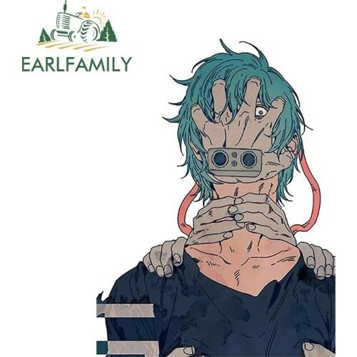 EARLFAMILY 13cm x 9.8cm For My Hero Academia Car Sticker Anime Decal Waterproof Sunscreen Funny Scratch-proof Decoration