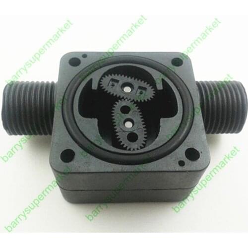 G1/2 Gear flow sensor Liquid Fuel Oil Flow Sensor Counter diesel gasoline