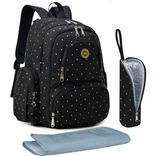 Hot Sale Functional High Grade Mother Backpack For Nappy Fashion Large Capacity Printed Babies Product Maternity Diaper Backpack