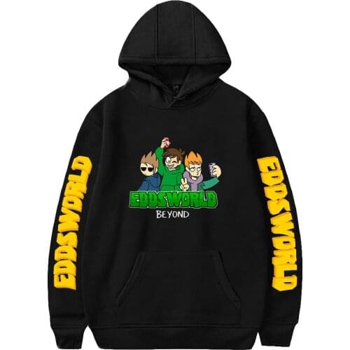 2021 Eddsworld Print Hoodie Autumn And Winter Holiday Men/Women Kids Hooded Kawaii Novelty Hoodies Cotton Clothes