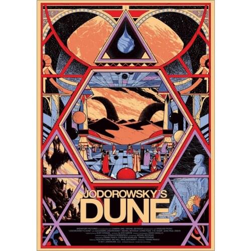 Jodorowskys Dune Classic Movie Art Film Print Silk Poster Home Wall Decor 24x36inch