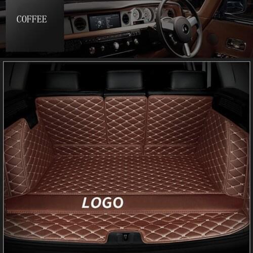 Custom logo Car trunk mats for Cadillac ESCALADE SRX CT6 ATSL XT5 XTS all models auto accessories car mats