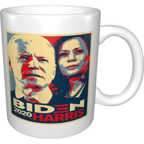 Joe Biden Kamala Harris Hope Biden Harris 2021 Mug Coffee Cup Coffee Mug Skull Bottle Yerba Mate Cup