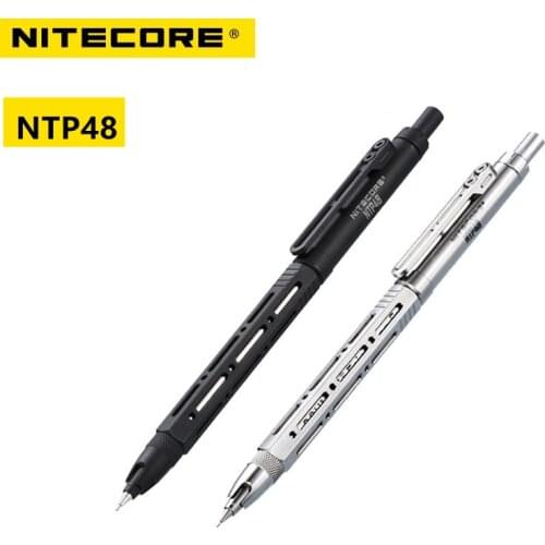 NITECORE NTP48 Mechanical Pencil Durable titanium Alloy Writing Drawing Self-defense Titanium Alloy Tool Writing Cartooning
