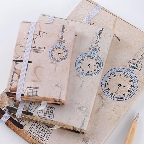 Notebook Fashion Student Elastic Bandages Notebook Smooth Paper Notepad (Random Style)