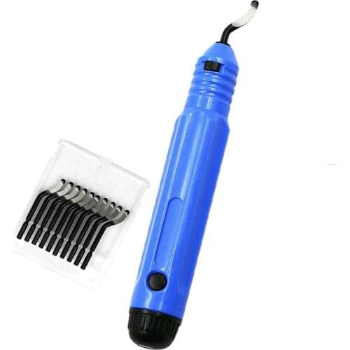 Burr Trimming Cutter Knife Set Wood Copper Tube Reamer Burr Edge Deburring NB1100 Neaten Scraper Pocket Hand Tool Kit