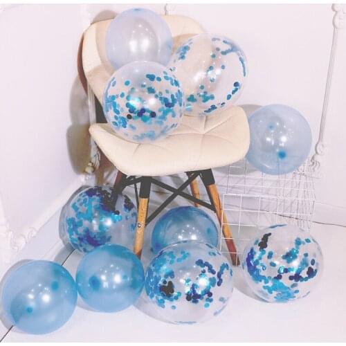 10pcs/lot Rose Gold Balloon Confetti Set Birthday Party Balloon Anniversary Wedding Balloon Decoration Gift for Wedding Guests