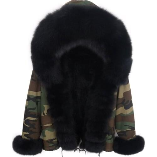 2020 New Real Fur Parka Men Winter Jacket Real Raccoon Fur Hooded Coat Nature Raccoon Fur Lining Jackets Man Real Fur Coat warm