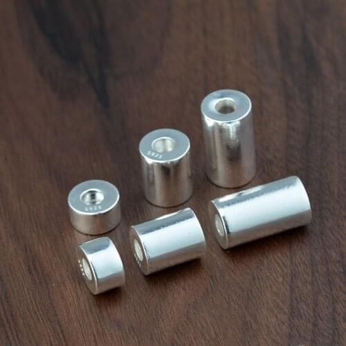 NEW! 925 Silver Jewelry Beads Sterling Silver Bracelet Beads Real Silver Jewelry Finding Beads