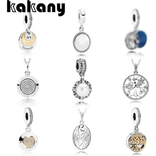 Kakany High Quality Standard S925 Sterling Silver Womens Charm Vintage Oval Necklace Pendant Birthday Fashion Luxury Gift